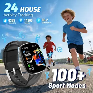 [TRANSFORMERS] SmartWatch S60K Kids Wearable - 1.75" HD Touch-Screen, Android Compatibility, Bluetooth Calling, Fitness Tracker, Phone Connectivity, Custom Clock, Message Alerts, Long Battery Life, Christmas/Birthday Gift