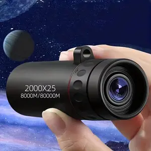 Portable Mini Tube Telescope, 2000x25 High List Tube Telescope, Mini Portable Mobile Phone Telescope for Outdoor Camping, Bird Watching, Traveling, Mountaineering