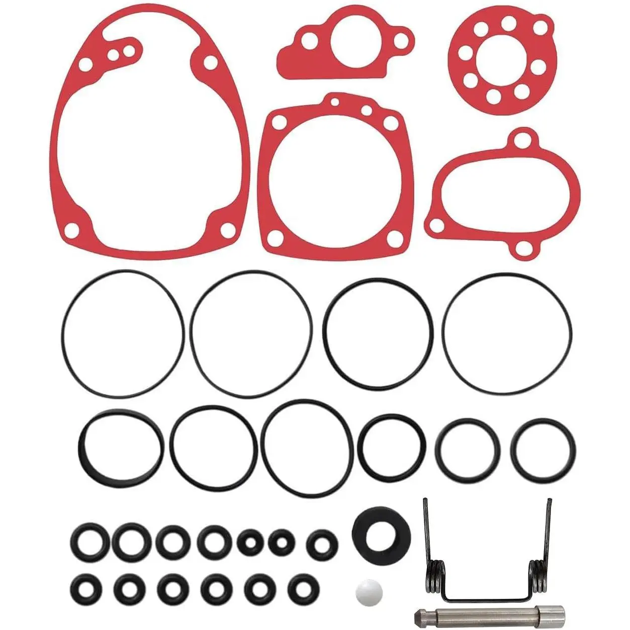 Coil Roofing Nailer Kit with 883892, 877767 Gasket Kit - Spare Work Tools Replacement Part for Hitachi NV45AB, NV45AB2, NV45AE, FTNV45ABKIT