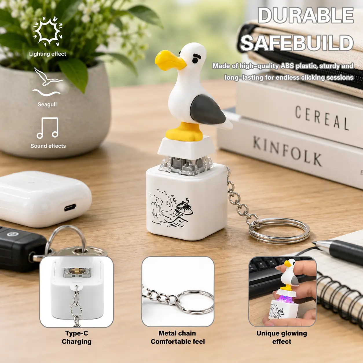 The Viral "MINE!" Seagull Toy | Hilarious Gag Gift & Bag Charm