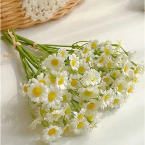 36pcs High-End Luxury Chamomile & Daisy Artificial Flower Bouquet, Home & Photography Decoration, Fall Decor, Valentine's Day Gift