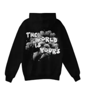 "The World Is Yours" Black Graphic hoodie
