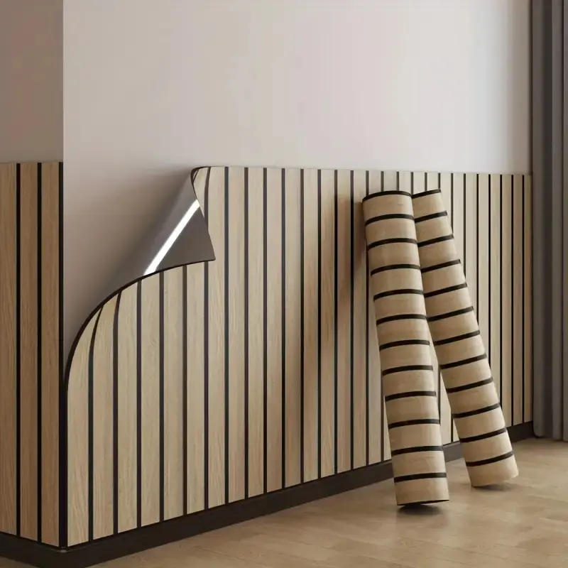 Self-Adhesive Removable Wood Grain Wallpaper Roll, High-Quality PVC Wall Paper for Walls Cabinets Doors, Easy Clean DIY Project