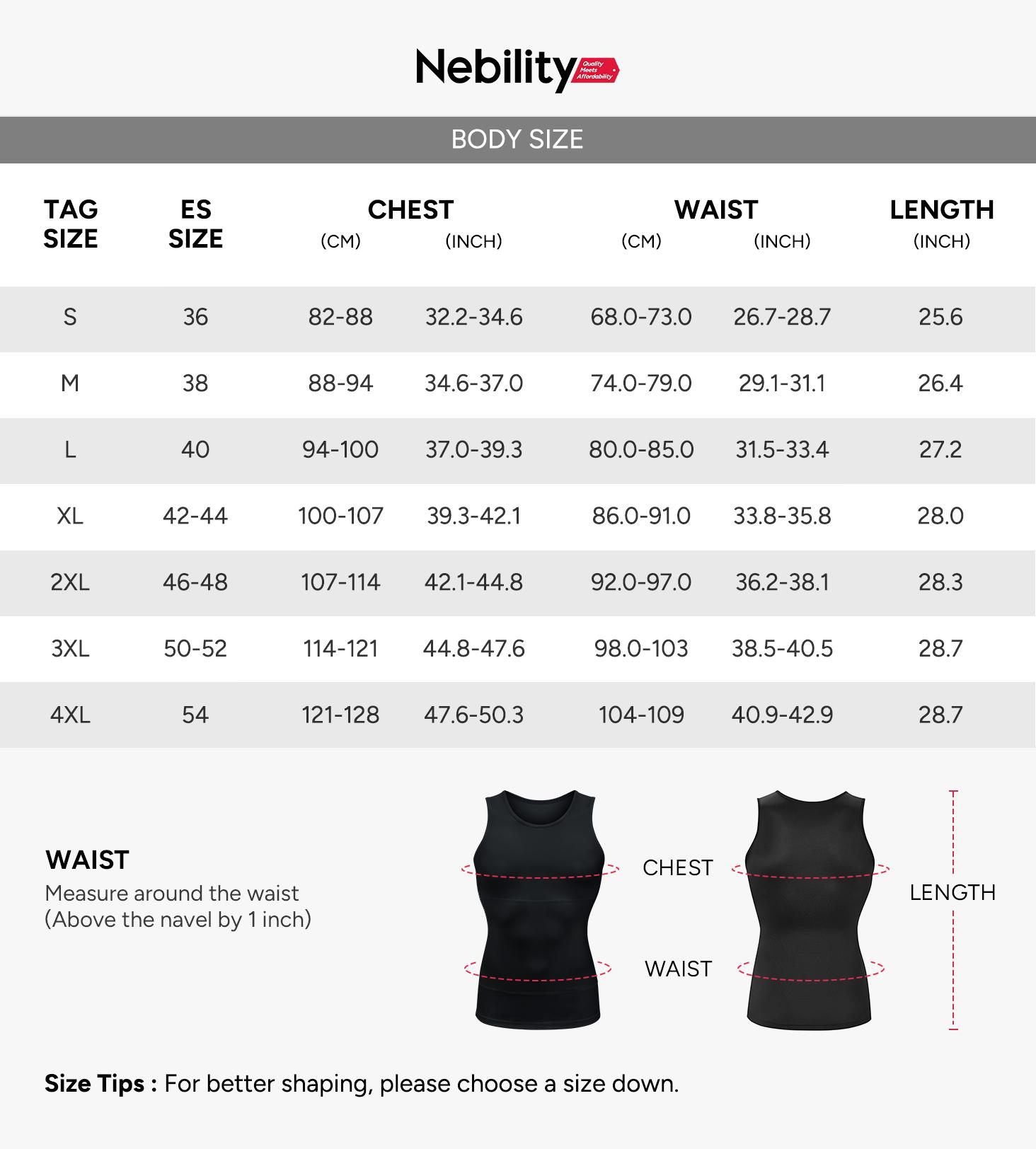 【LIVE】Nebility Men's Tummy Control Shapewear Tanktop - Sleeveless High Elasticity Breathable, Waist Chest Compression Vest Athletic Workout Clothing
