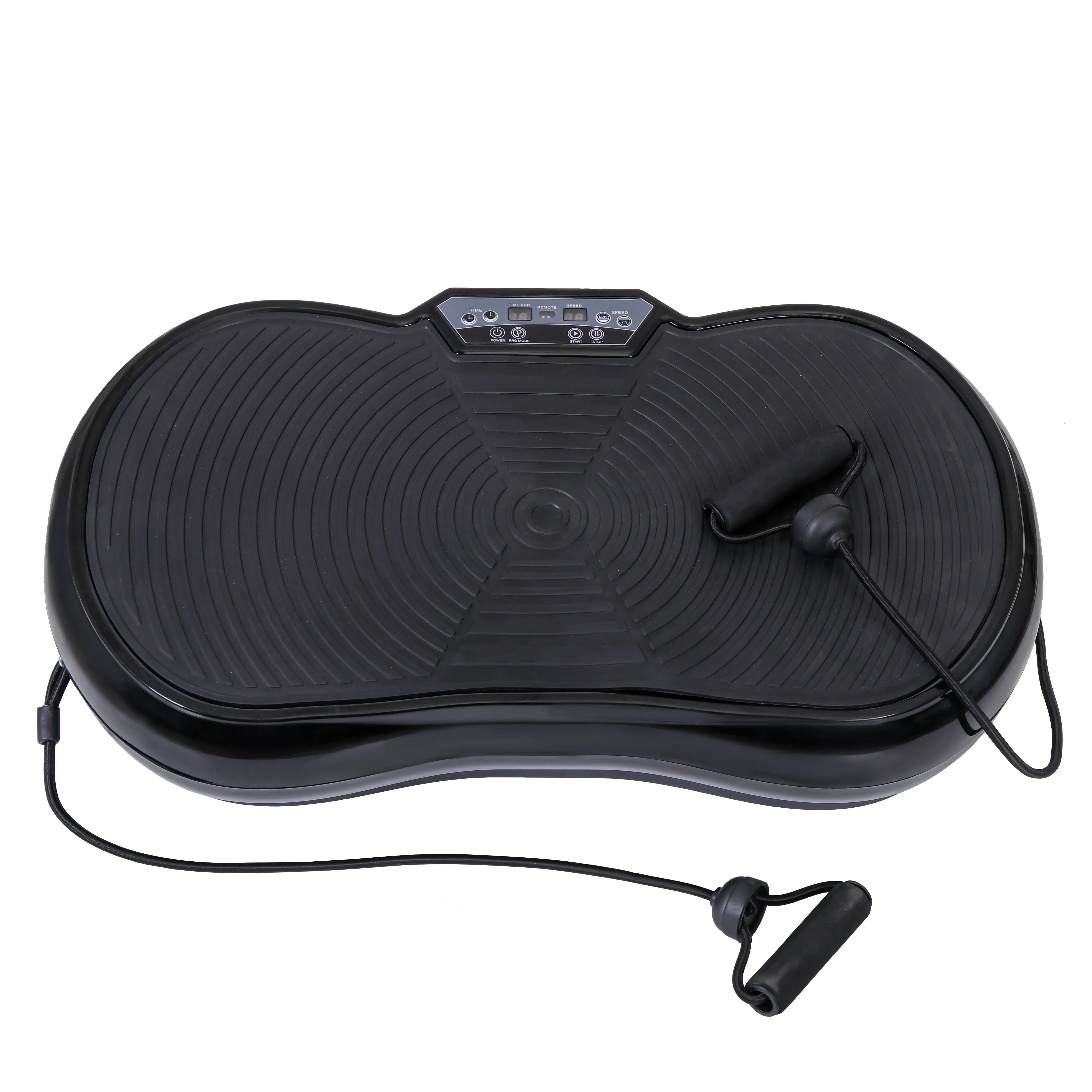 Zeny Motorized Vibration Plate - 99-Speed Fitness Platform, Home Exercise Equipment with Remote Control, Bluetooth, Resistance Bands, 330lbs Capacity, Black ABS Shell Base, Core Strength Training, Balance Improvement, Fast Recovery, Pain Relief