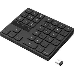 Number Pad, Numeric Keypad Ultra-Silent Rechargeable 2.4G 35  for Laptop,Desktop,PC, Notebook