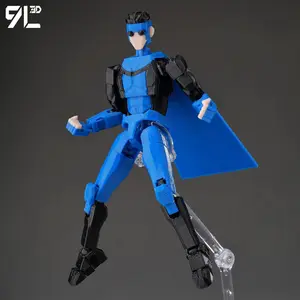 9L 3D Titan 13 Anime  Mark Invincible BY Model Lucky 13 Model Dummy 13 invincible action figure Anime Multi-Jointed Poseable Toy