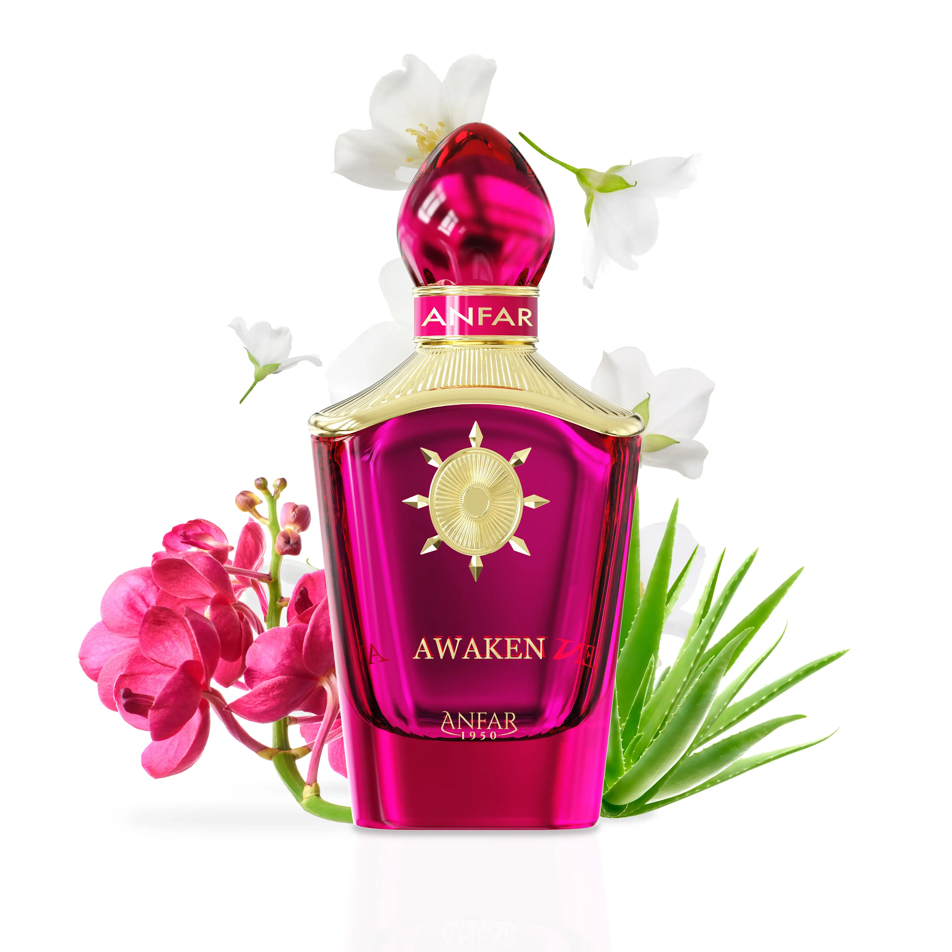 Anfar Awaken Limited Edition Extrait de Parfum for Women - Anfar Perfumes, Cruelty-Free, Chemical-Free, 3.4 fl oz (100ml) Single Bottle, Contains Both Citrus Orange Bergamot & Orchid, Vanilla, White Musk Notes, 60-Month Shelf Life