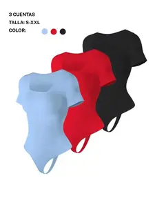 Women's Solid Color Bodysuit, Abdominal Control Bodysuit, Tummy Control Compression, Butt Lifting Shapewear, Four-Season Lady Bodycon Dress, Underwear