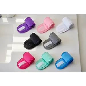 Adjustable Velcro Headband for Optimized Skincare