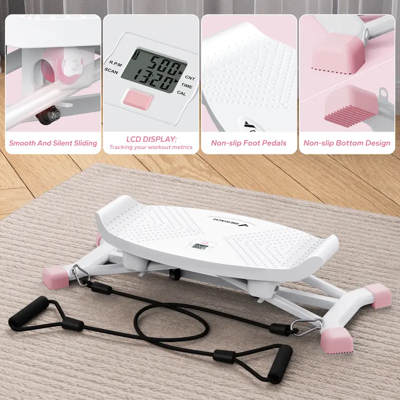 Merach Ski Simulator Training Machine, Low-Impact Plyometric and Leg Exercise Machine, Full-Body Cardio Equipment for Home Gym, Fun Aerobic Training, TikTokShopBlackFriday 3