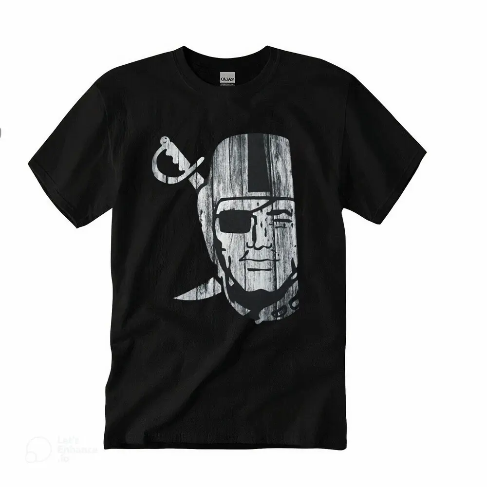 RAIDER NATION T-shirt Raiders Silver Black Men's Tee, Unisex Crewneck,Trend Tee RAIDER NATION T-shirt Raiders Silver Black Men's Tee, Unisex Crewneck,Trend Tee