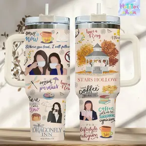 Gilmore Girls Tumbler 40oz, Stars Hollow Tumbler, Luke’s Diner Gift, Gift for Gilmore Fan, Insulated Drinkware, Gilmore Girls Merch, Gift for your Health