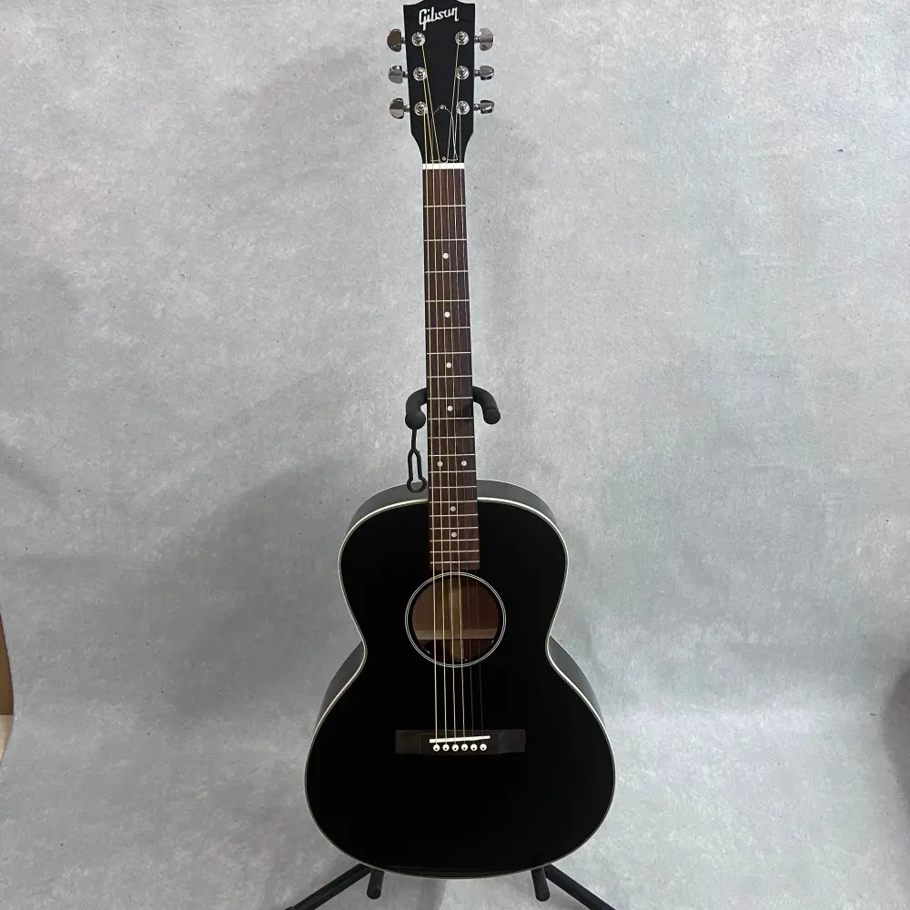 Handcrafted Gibson L00 Black Acoustic Guitar, 40 Inch, Mahogany Back/side, Rosewood Fingerboard, 6 Strings, Bone Nut, 20 Frets, Ideal Gift for Musicians