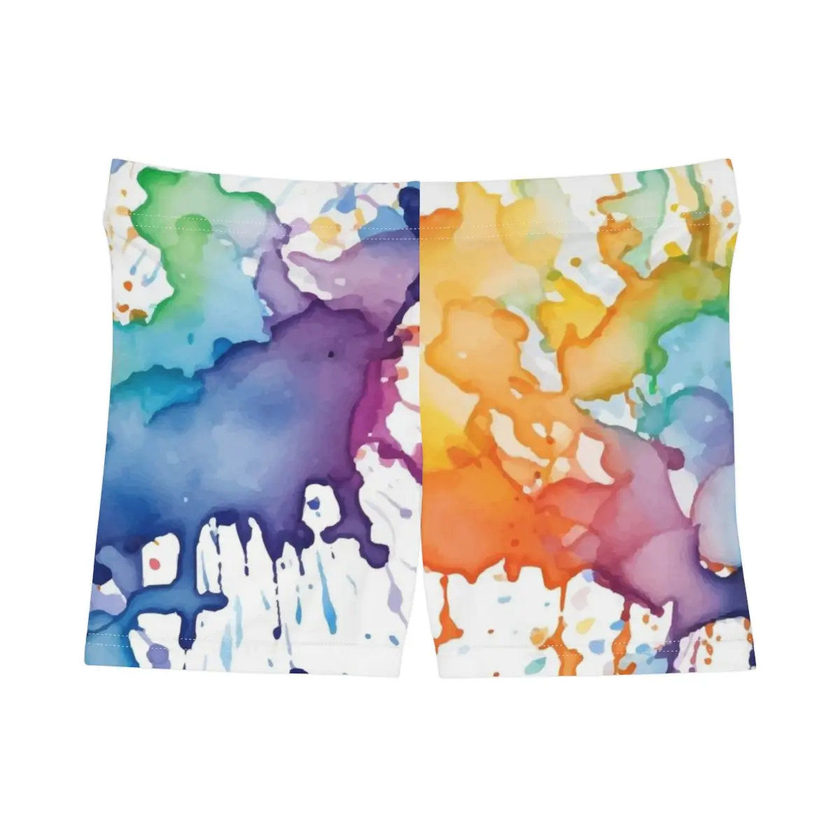 Paint Splatter Booty Shorts