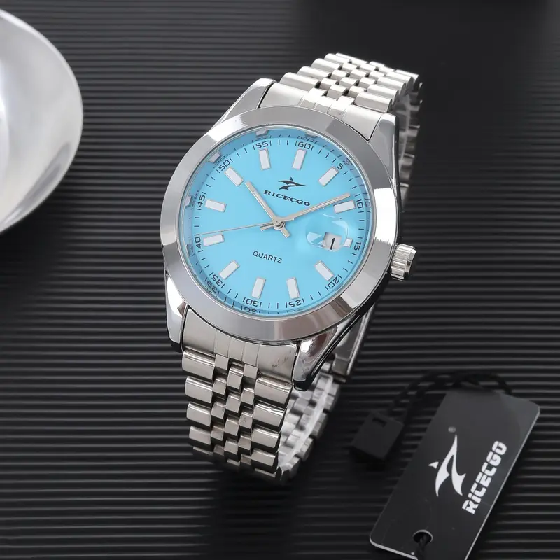 Men's Business Casual Minimalist Analog Quartz Watches, Quartz Wristwatches, Stainless Steel Strap, Trendy Wristwatch with Date Display, Perfect for Dates, Ideal Gift for Him