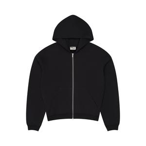 350 GSM 'Black' Zip-Up Hoodie