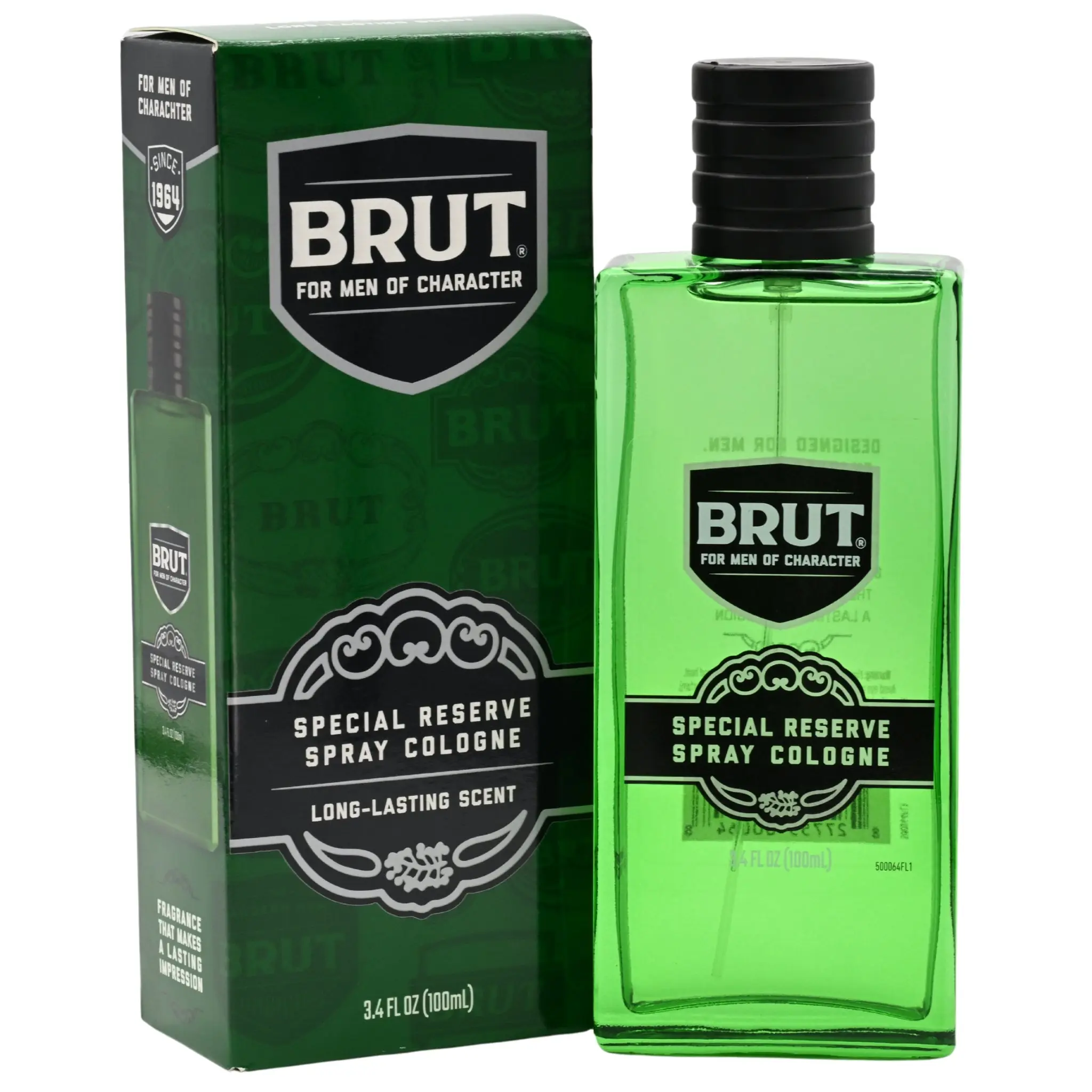 ZIRH Brut Special Reserve Aromatic Bergamot Cologne for Men, Long-Lasting Citrus Woody Aromatic & Herbal Scent with Jasmine Notes - 3.4 fl oz