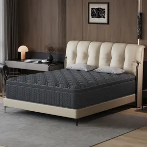 【miyedao】10/12 Inch Twin, Full, Queen, King Mattress Memory Foam And Spring, Hybrid MattressMedium Firmness, Lumbar Support, For Home Rooms Hotels, Boxed Halloween ChristmasGift Furniture Ergonomic mattress queen size mattress