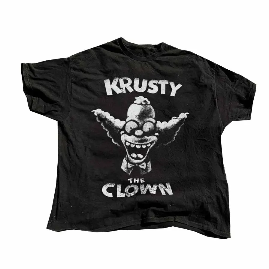 1994 'KRUSTY THE CLOWN' BLACK UNISEX TEE