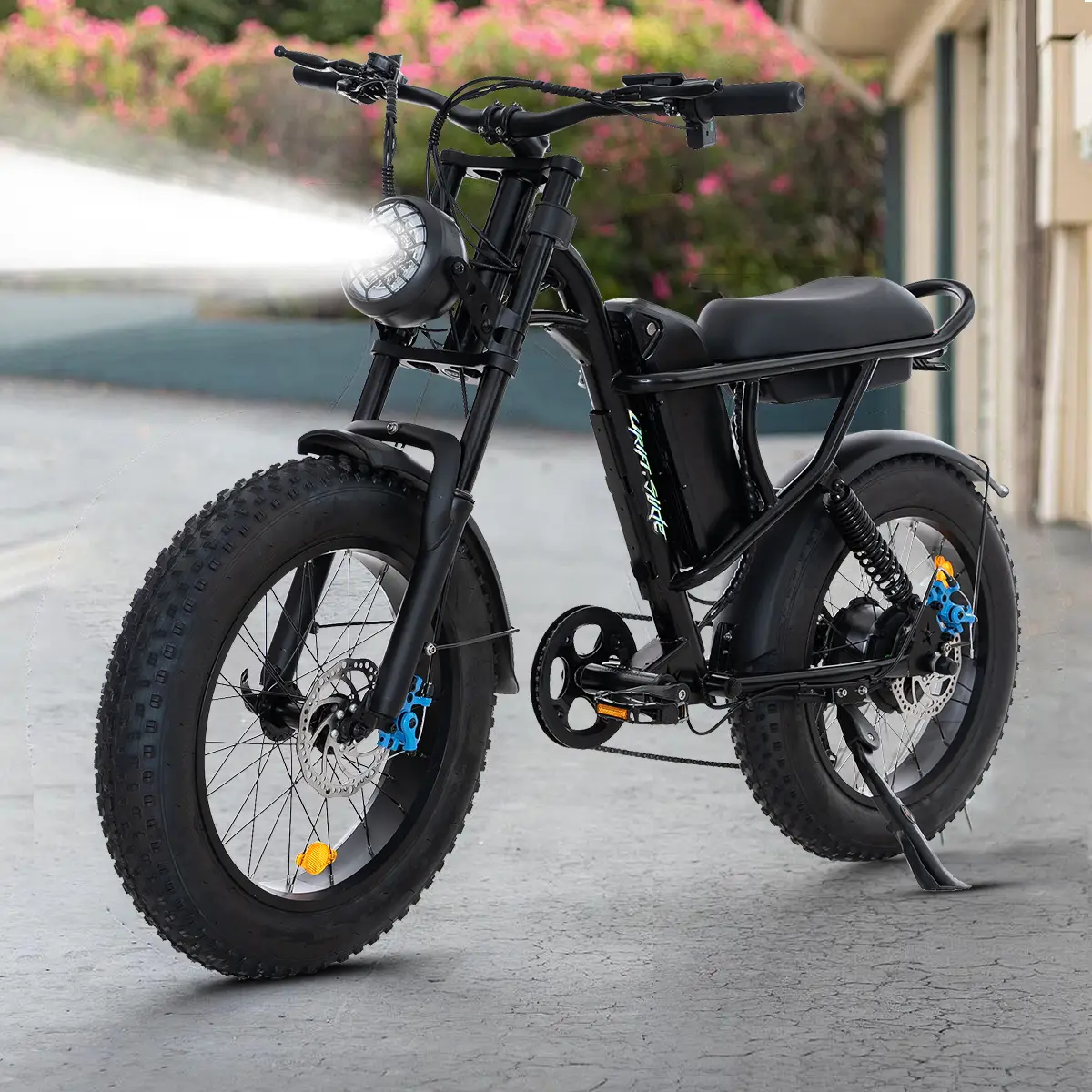 DRIFT.SLIDE 1500W Peak Power Electric Bike for Adults, 28 MPH 60 Miles Electric Moped Style Bike, 420.8 Ah UL 2849 Removable Ba8V ttery, 7 Speed 20" A