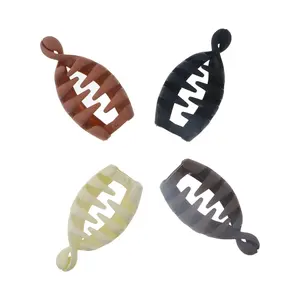 4Pcs Small Banana Clips, Banana Clip for Ponytail Hair,Hair Claw Clips,Mini Hair Jaw Clips Barrettes Styling Accessories for Women Girls Thick Thin Hair