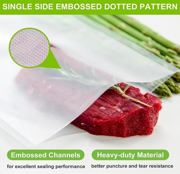 11" x 50' Vacuum Sealer Bags Rolls | BPA-Free Food Grade Vacuum Seal Bags for Food Storage, Meal Prep, Sous Vide, Freezer & Kitchen Organization