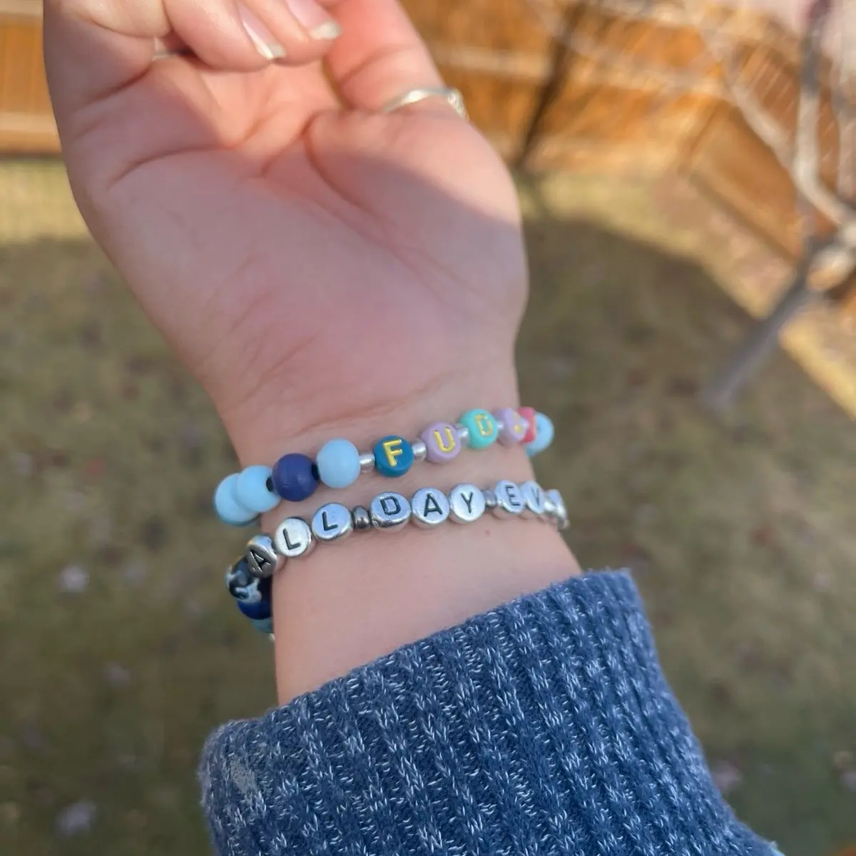Blue Friendship Bracelets