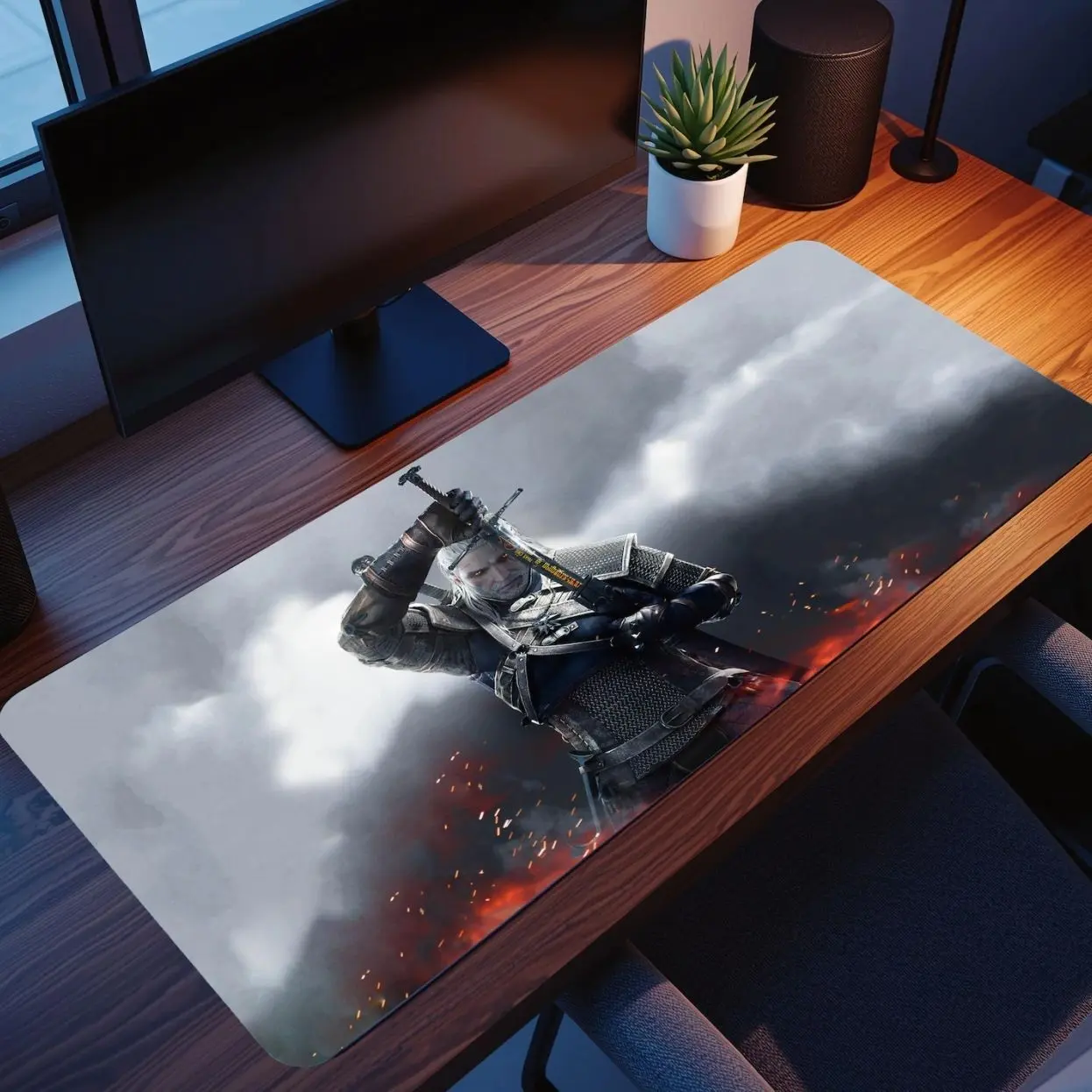 The Witcher 3 Wild Hunt Gaming Mouse Pad: Spill-Resistant,Gift For Friends, Fans