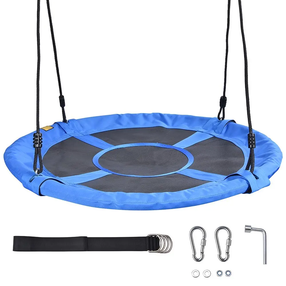 Yescom 40" Patio Swing with Adjustable Straps Saucer Tree Swing