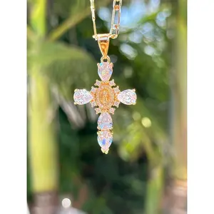 Mini Virgen Mary Cross