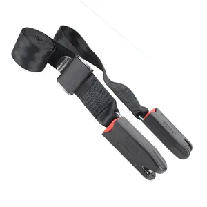 2-point Strap Car Child Safety Seat Belt UniversalAdjustable Fixing Band Isofix/Latch Interface ConnectionStrap