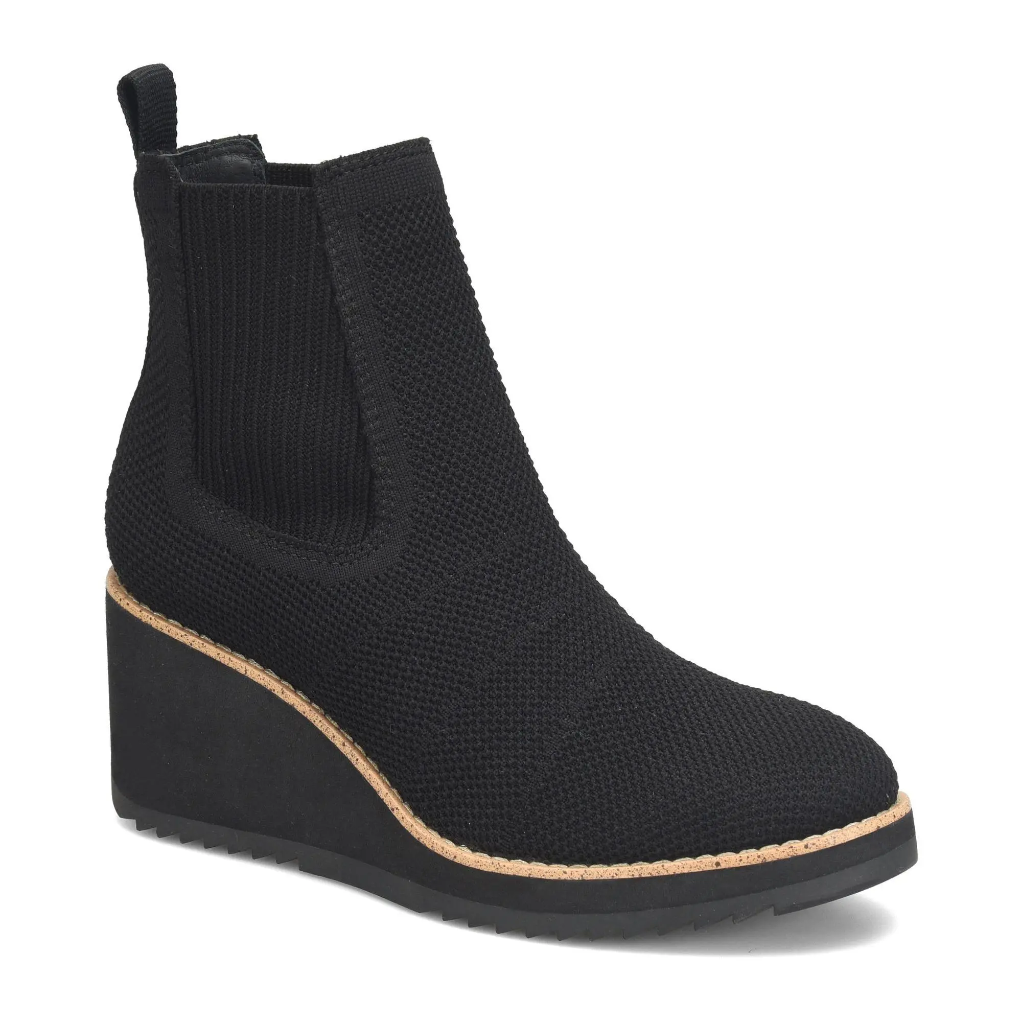 Sofft Water-Friendly Knit Wedge Bootie - Eiley