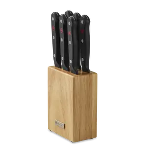 Gourmet 7-Piece Steak Knife Block Set