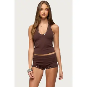 Ariadna Studded Halter Top