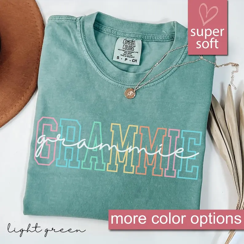 Comfort Colors® Grammie Shirt, Grammie Gift, Gift For Grammie, Grandma Mothers Day Shirt