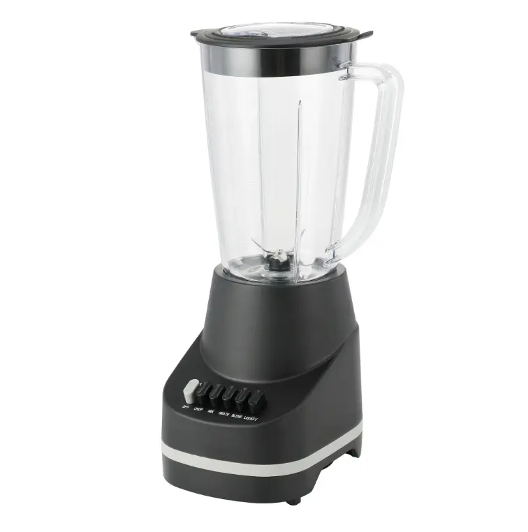 Black 48 oz Jar 6-Speed Blender - Compact Design for Versatile Use