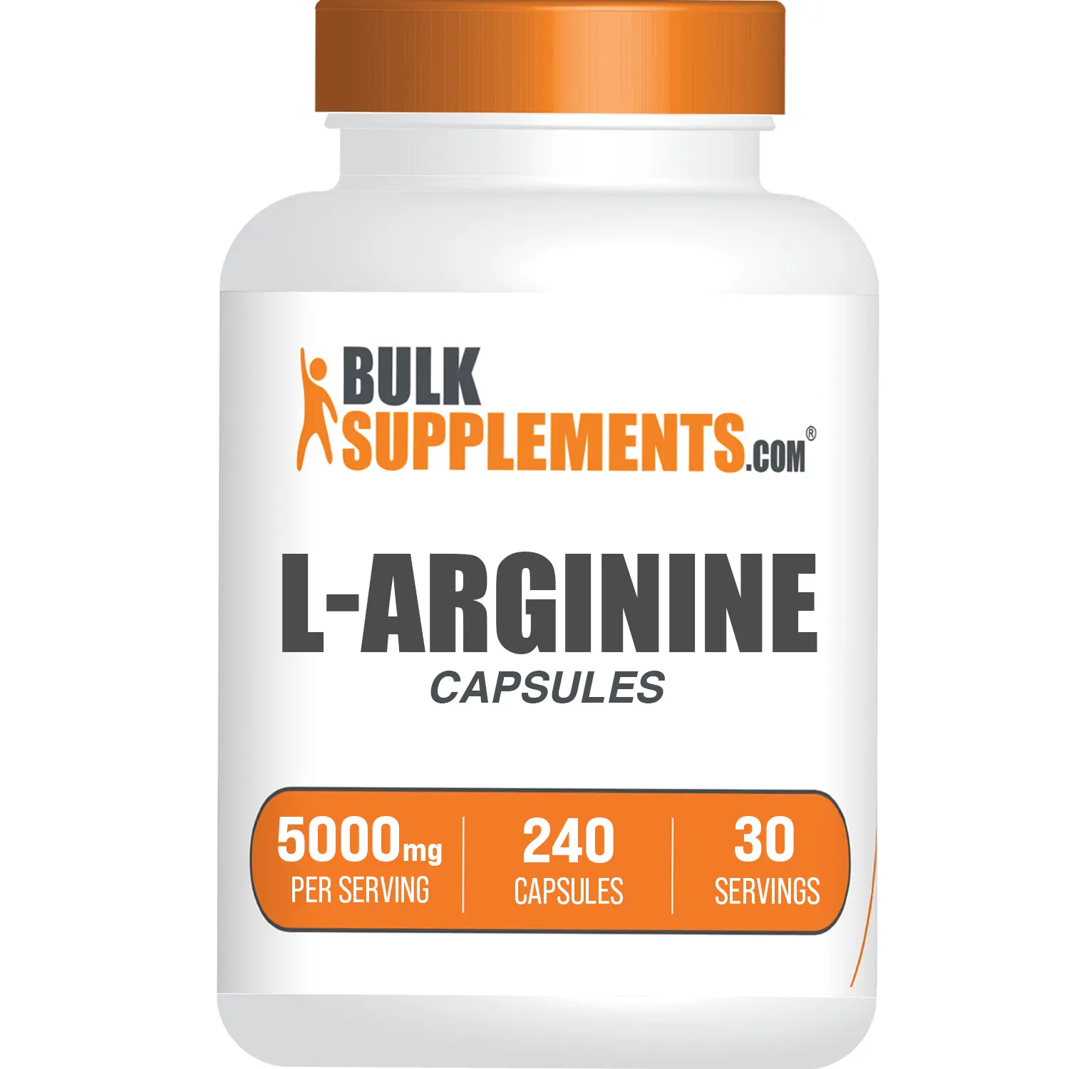 BulkSupplements - L-Arginine Capsules - Muscle Growth - Immune - 240 Capsules - 5000mg per Serving BulkSupplements - L-Arginine Capsules - Muscle Growth - Immune - 240 Capsules - 5000mg per Serving