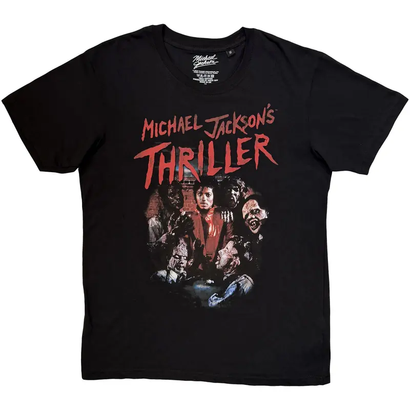 Mj Thriller Varsity Jacket T-Shirt Michael Jackson Tee Vintage 90s