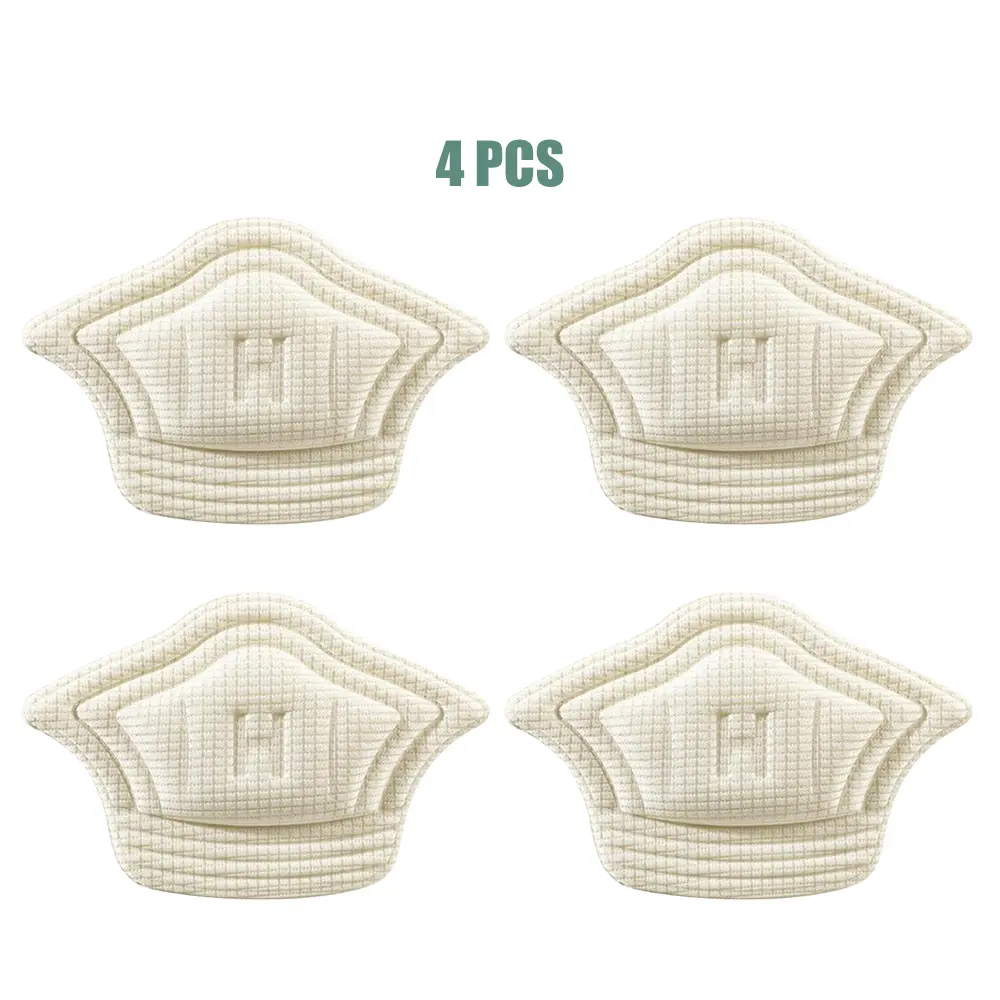2 Pairs Heel Cushion Pads, Heel Grips Inserts for Loose Shoes, Too Big Boots, Reusable Heel Guards Liners for Women Men, Improve Shoe Fit