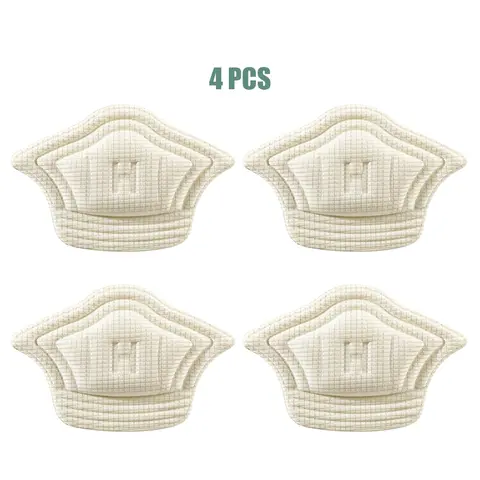 2 Pairs Heel Cushion Pads, Heel Grips Inserts for Loose Shoes, Too Big Boots, Reusable Heel Guards Liners for Women Men, Improve Shoe Fit