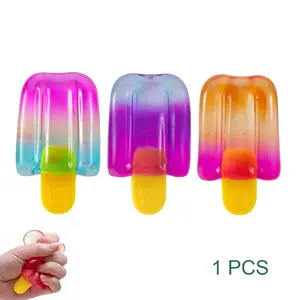 Ice Cream Squishy – Adorable Slow-Rebound Sensory Stress Ball for Anxiety Relief, Easter Basket Stuffer, Birthday Gift & Summer Sensory Toy for Anxiety Relief Everyone,Birthday Gift