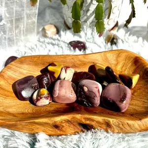 Mookaite Jasper Tumbles - Grounding & Confidence Stone • Small • Natural Crystal • Intuitively Chosen