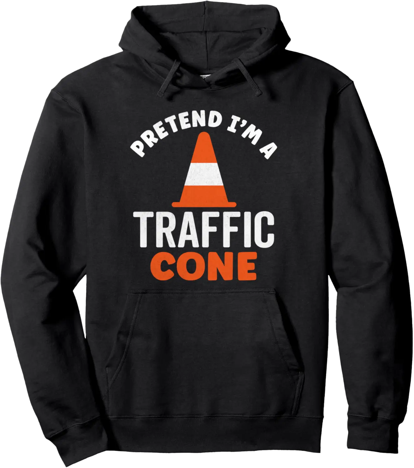 Pretend I'm a traffic cone costume, road cone, pylon cosplay Pullover Hoodie - Diegoort Shop 75B0DQKK2JFR
