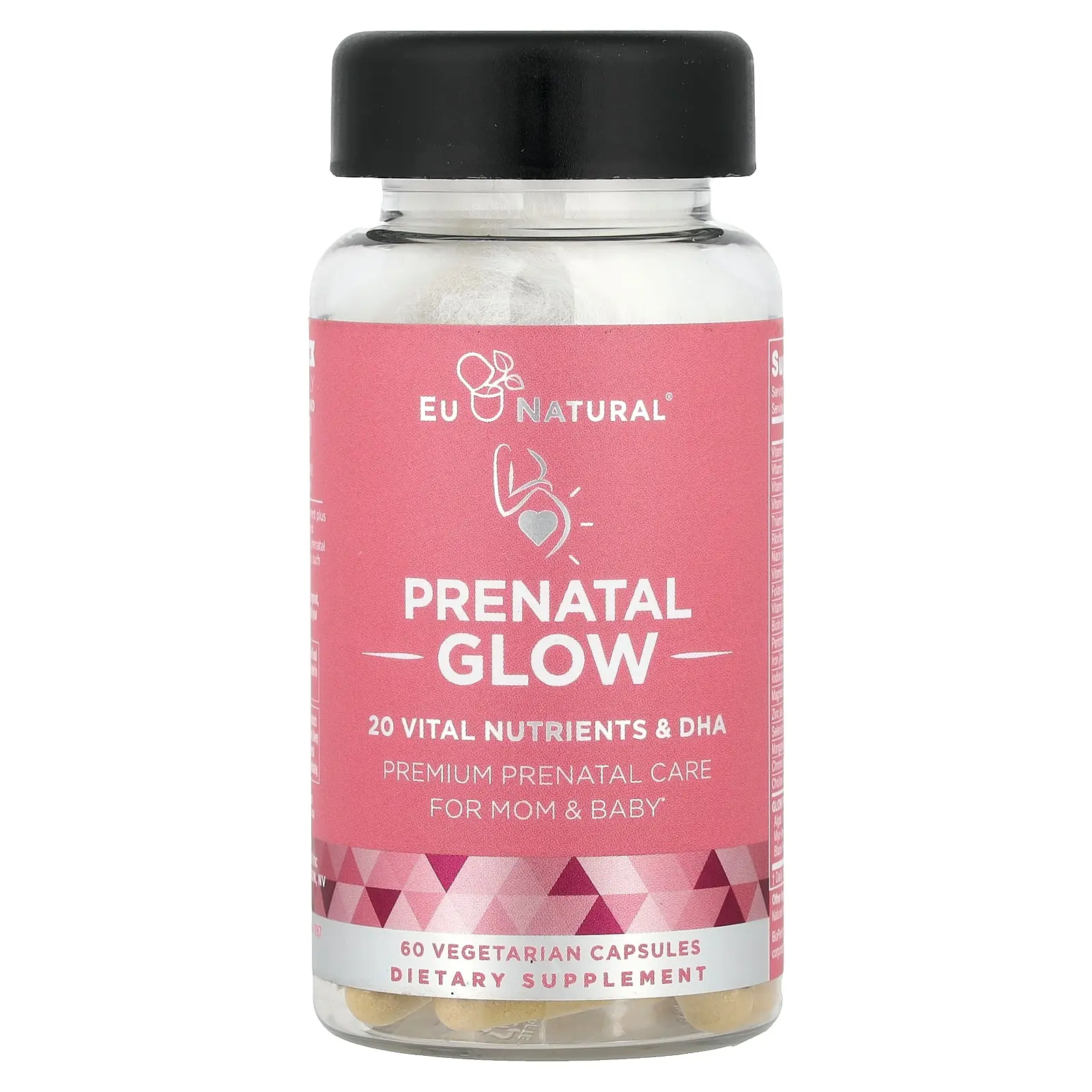 Eu Natural Prenatal Glow, 60 Vegetarian Capsules | HSA/FSA Eligible