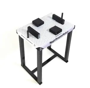 MagicDragonMaker Miniature Armwrestling Table. Mini Decorative Armwrestling Table, Great Display Piece and Conversation Starter. Perfect display for your Home or Work Desk, Trophy Room, Home Gym, or Mantle.