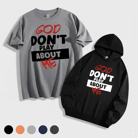 Women's Regular Fit Long Sleeve Graphic Casual Top - "Don't Play About Me" Bold Statement, Cotton-Polyester Blend, Light Stretch, Lightweight, Vibrant Print, Soft Breathable Durable, All-Seasons Fitted Normal Type, Machine Washable, XXL