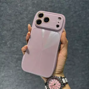 Liquid-Filled Magnetic Smartphone Casing - Cellphone Accessory with Large Window, Slim Waist Design, Drop Protection, Compatible with iPhone 13,14,15,16,17 Pro Max (Handheld Device Fit)