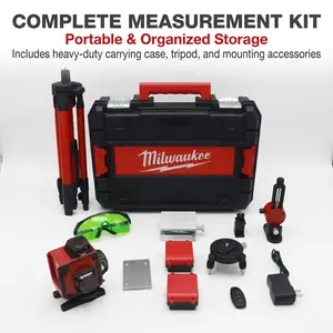 Milwaukee  Measuring  - Professional Layout, Alignment, Installation Tasks Use - Portable Box ideal tool