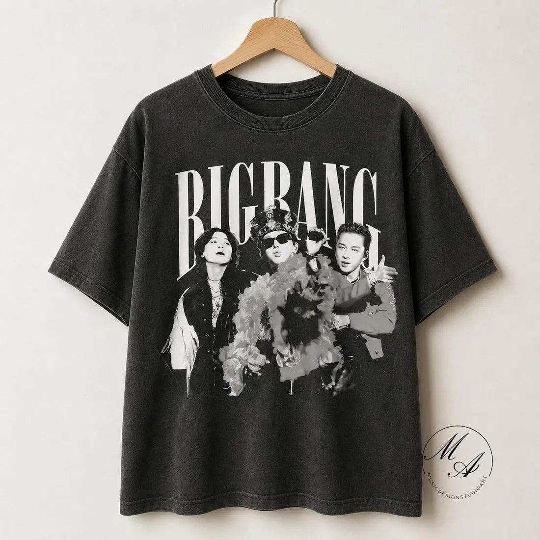 BIGBANG Kpop Band Korean Music T-Shirt, Unisex S-5XL Graphic Tee